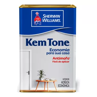 Sherwin Williams Econômica Kemtone Tinta Acrílica Econômica 18 Litros Cor Palha