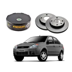  Disco Freio Dianteiro Fiesta Sedan 1.6 2007 A 2010