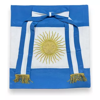 ** Bandera Argentina De Ceremonia *2 Soles * Incluye Moño 