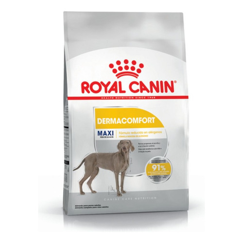 Alimento Royal Canin Size Health Nutrition Maxi Dermacomfort para perro adulto de raza grande sabor mix en bolsa de 10 kg