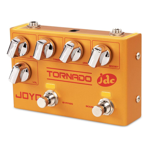 Pedal Joyo Tornado Overdrive & Booster- Serie Revolution Color Dorado