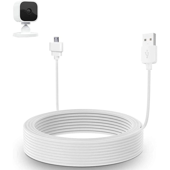 Cable Holaca De Carga Usb Para Blink Mini, 30 Pies