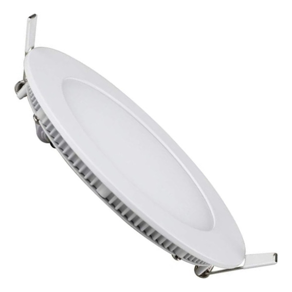 Panel Led Plafon 15w Embutir Circular Redondo 19cm Luz Fria