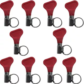 Abraçadeira Rsf Aperto Manual 1/2x3/4 Com 10 Peças Cor Vermelho