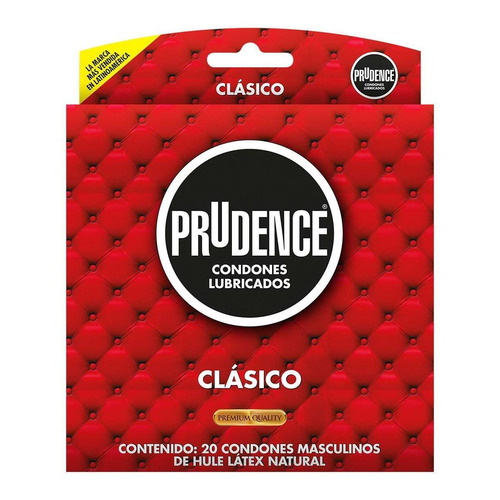 Condones De Látex Prudence Clásico 20 Condones