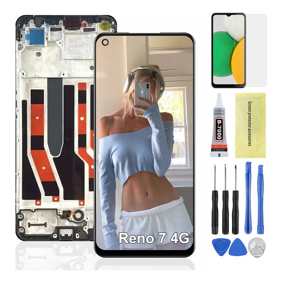 Pantalla Para Oppo Reno 7 4g Con Marco Cph2363 Incell