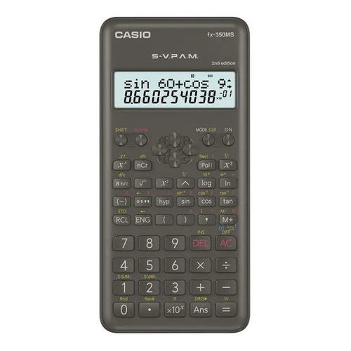 Calculadora Cientifica Casio Fx-350ms Similar Fx-82ms Color Negro