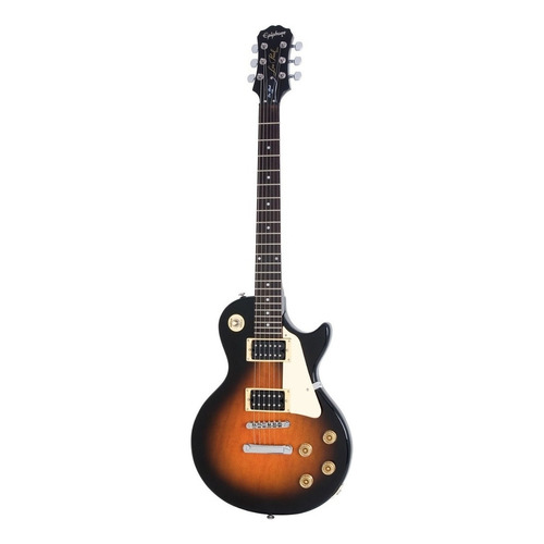 Guitarra eléctrica Epiphone Les Paul -100 de arce/caoba vintage sunburst con diapasón de palo de rosa