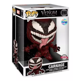 Figura De Acción Marvel Carnage De Funko Pop! Jumbo 10' 