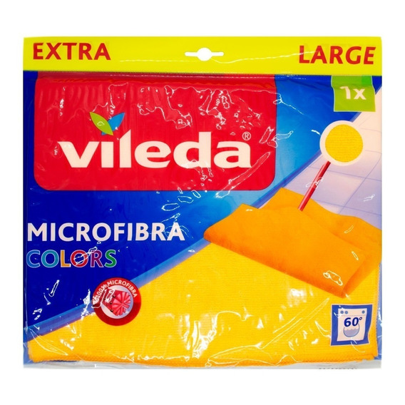 Vileda Microfibra Colors Paño Extra Large Pisos Limpieza