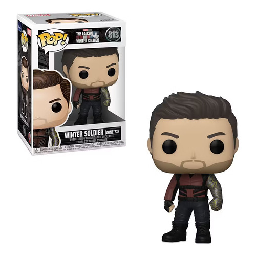 Figura Funko Pop Marvel The Falcon and The Winter Soldier 813 Winter Soldier Coleccionable 3+