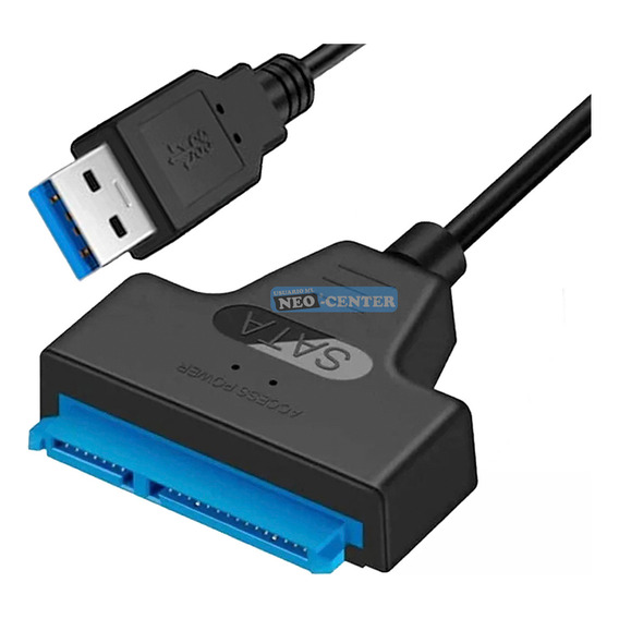 Convertidor Cable Usb 3.0 A Sata P/ Ssd Hdd 2.5 Pulgadas 