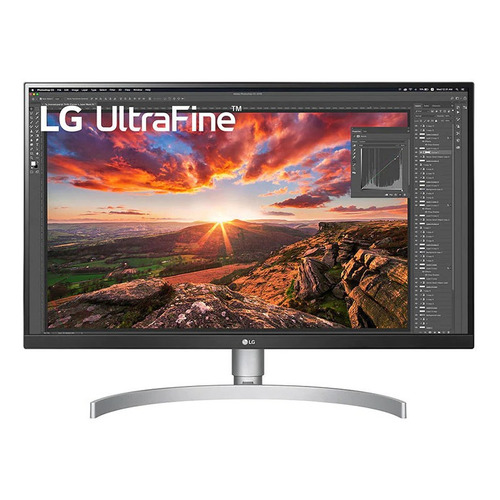 Monitor gamer LG 27UN850 LCD 27" blanco y negro 100V/240V