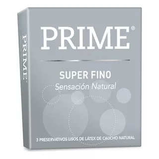 Preservativos Prime Super Fino | Cajita X 3 Unidades