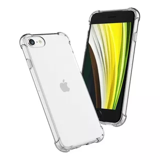 Capa Transparente Anti Impacto Compatível Com iPhone SE 5g Cor Branco