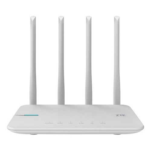 Router Zte E1200 128mb 2.4/5 Ghz 1200 Mbps - 3x Rj-45 Blanco