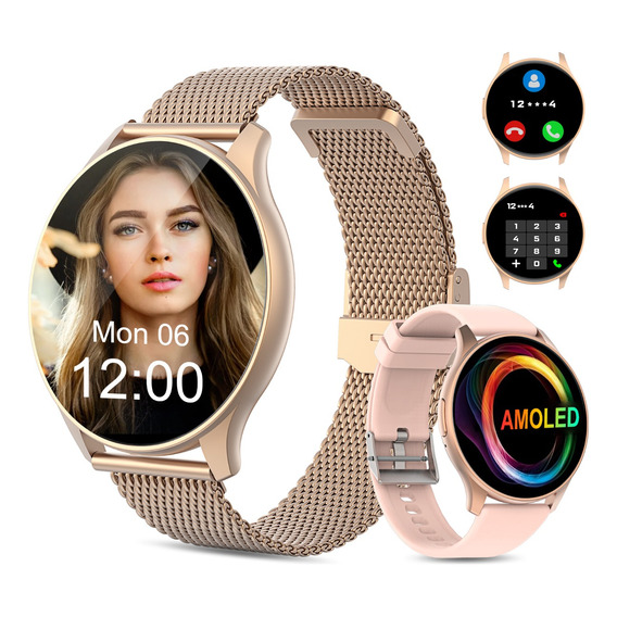 Smartwatch Mujer Omled Reloj Inteligente Impermeable Alexa