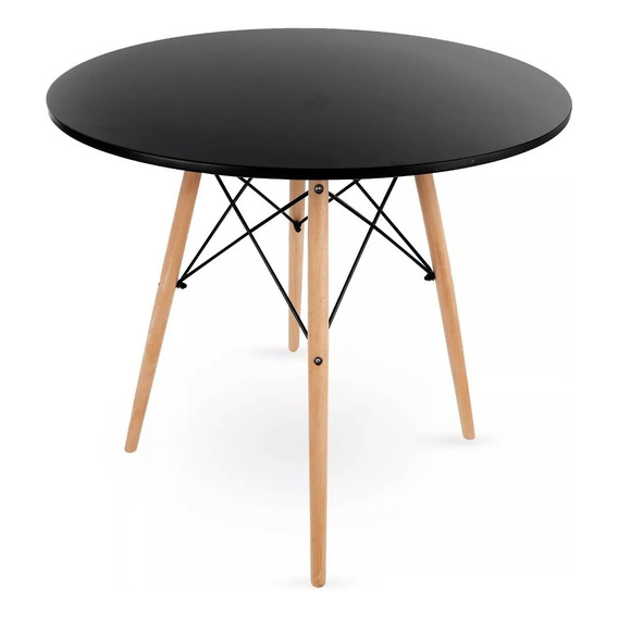 Mesa Eames Pequeña Redonda Minimalista Moderno Para Comedor 