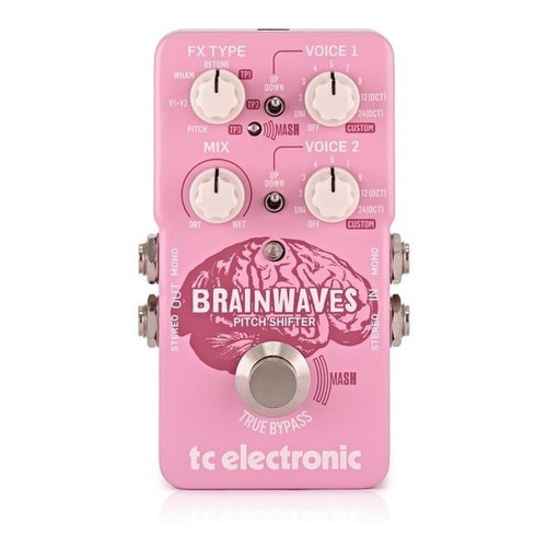 Tc Electronic Brainwaves Pitch Shi Pedal Whammy Octavas Coro Color Rosa chicle