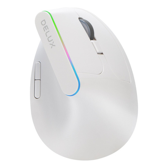 Delux Mouse Ergonómico Inalámbrico Bluetooth Recargable