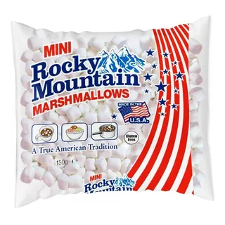 Marshmallows Para Café Cremoso , Chocolate Quente Choconhaque Rocky Mountain Mini Original Sem Glúten 150 G
