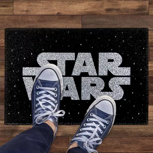 Felpudo Geek Star Wars, regalo creativo, color negro