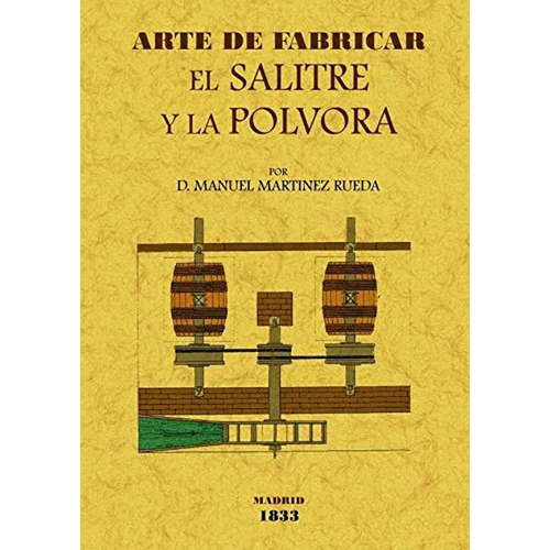 Arte De Fabricar El Salitre Y La Polvora (edicion Facsimilar 1833), De Martinez Rueda, Manuel. Editorial Maxtor, Tapa Blanda, Edición 1.0 En Español, 2012