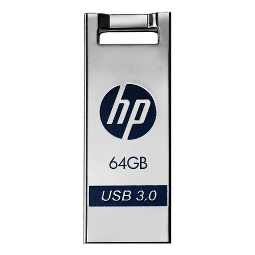 Pendrive HP x795w 64GB 3.0 plateado