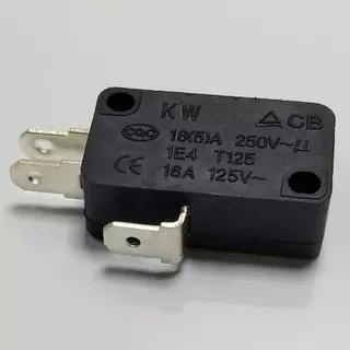 Chave Micro Switch Para Forno Microondas 16a 250vac 1e4 T125