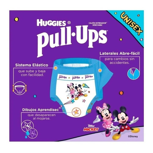 Calzón Entrenador Desechable Huggies Pull Ups Extra Grande 