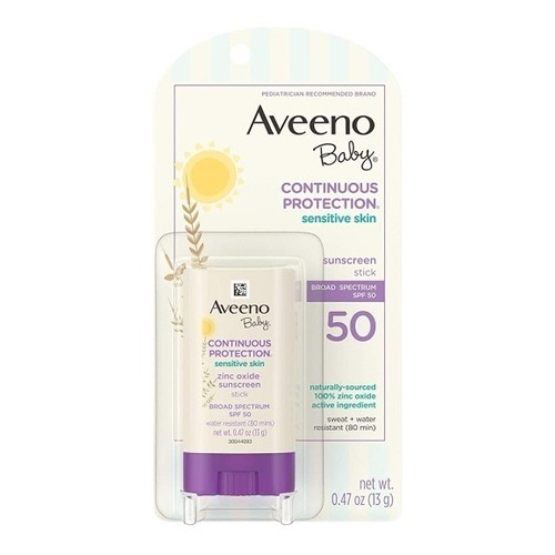 Protector Solar Aveeno Baby Para Cara. Spf50 Proteccion Cont