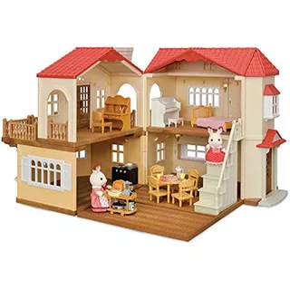 Conjunto Calico Critters Red Roof Casa De Campo Msi