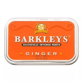 Pastilha Ginger Barkleys 50g