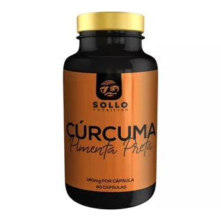 Curcumina E Pimenta Preta 60 Cápsulas - (95% Curcuminóides)