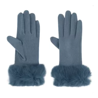 Guantes De Tela Mujer Guante Paño Abrigado Invierno Peluche