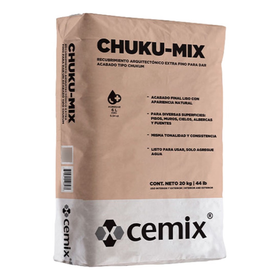 Chukum Recubrimiento Cemix 20 Kgs