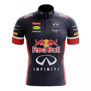Camisa Ciclismo Red Bull Dry Fit Roupa Mtb Manga Curta Bike