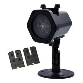 Projetor Natal Led Natalino Desenhos Laser Espeto Jardim Cor Da Carcaça Preto Cor Da Luz Branco-neutro 110v/220v