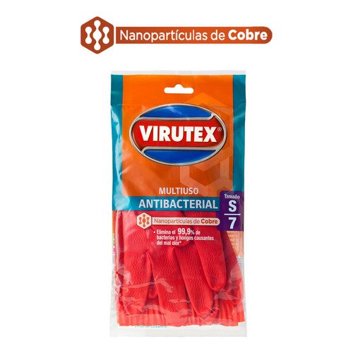 Guantes Antibac Con Nanopartículas De Cobre Talla S Virutex