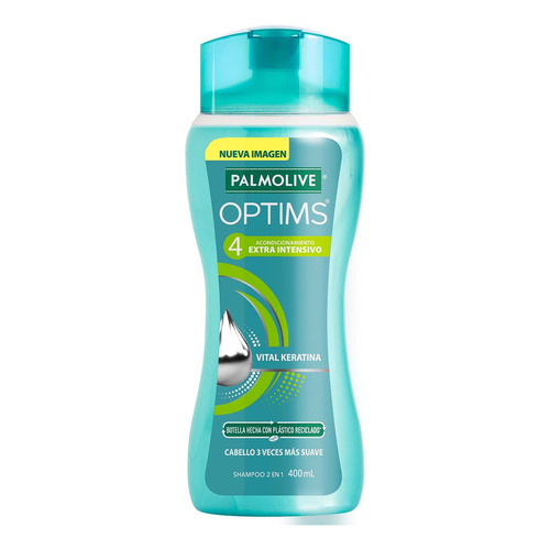 Shampoo Palmolive Optims 2 en 1 Nivel 4 400 ml