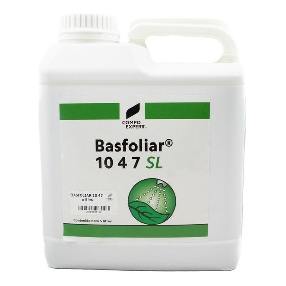 Fertilizante Liquido Basfoliar 1047 Sl X 5 Litros