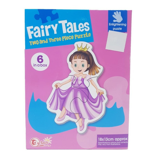 Fairy Tales Puzzle Rompecabezas Cuentos De Hadas 6 En 1 Ck