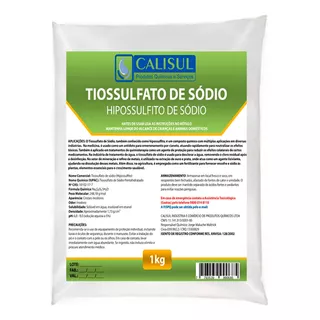 Tiossulfato De Sódio - Hipossulfito - Anti Cloro - 1kg