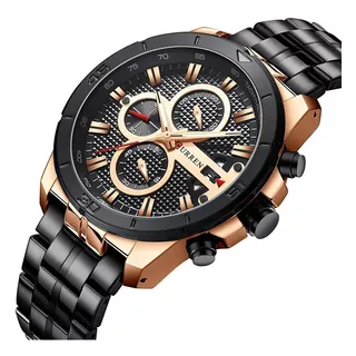 Reloj Curren 8337, Reloj Para Hombre, Cronografo + Caja Orig