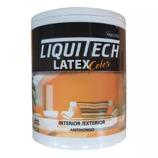 Latex Al Agua Color Interiorexterior Antihongos Liquitech 1l Acabado Mate Color Marrón