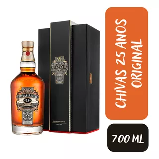 Whisky Escocês Chivas Regal 25 Anos Com Estojo E Selo 700 Ml