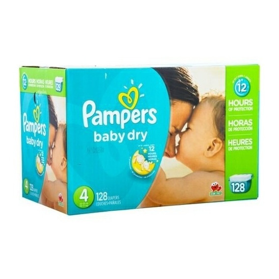 Pañales Pampers Etapa 4 X 128 Unid - Unidad a $1533