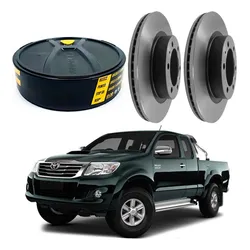  Disco Freio Dianteiro Hilux 2.7 3.0 2012 A 2015