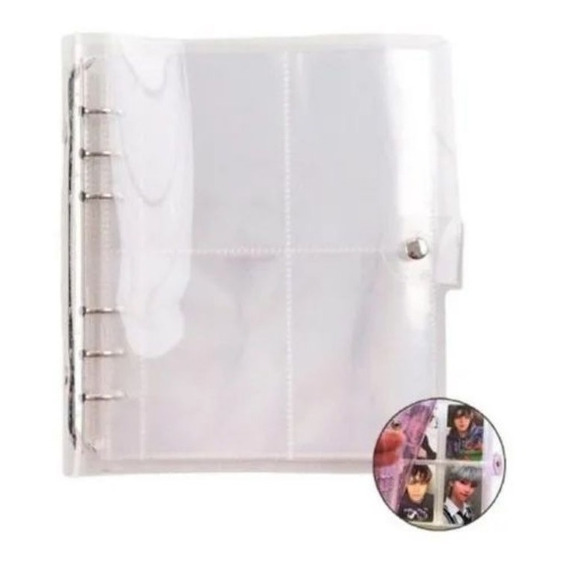 Carpeta 3 Pulgada Transparente Binder Photocard Álbumes