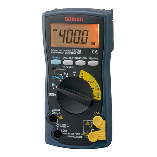 Tester Multimetro Digital Profesional 1000v 15a Sanwa Cd772